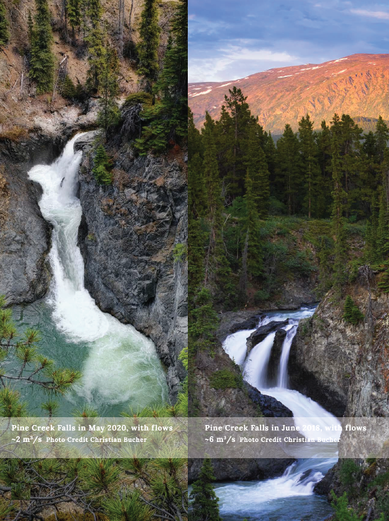 Pine Creek Falls THELP Archive   Pine Creek Falls Comparison 